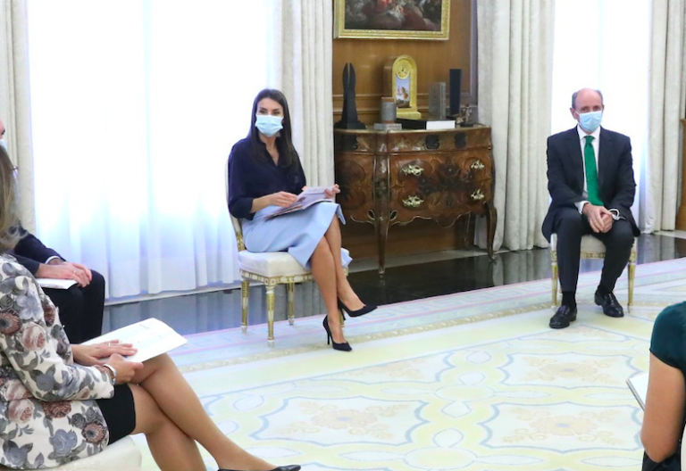 La reina Letizia recibe a la nueva Cátedra Mujer de la Universidad Pontificia Comillas