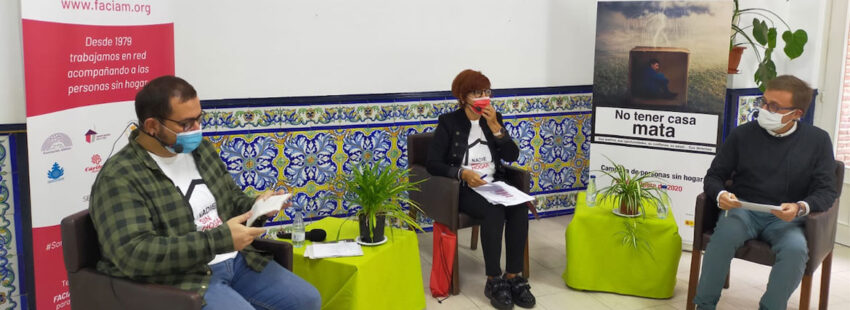 Rueda de prensa Cáritas Madrid Día de las Personas Sin Hogar