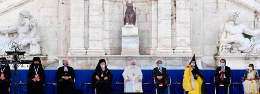 Líderes religiosos en el Encuentro de Oración por la Paz de Sant'Egidio