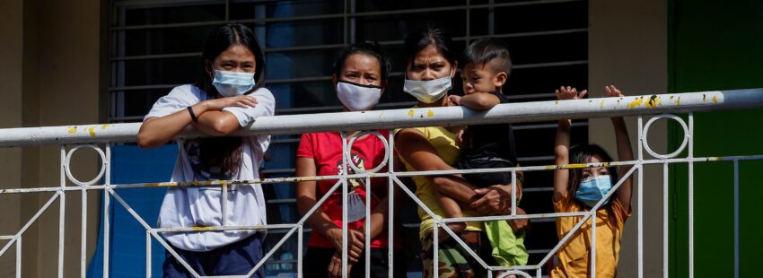 Niños en Manila