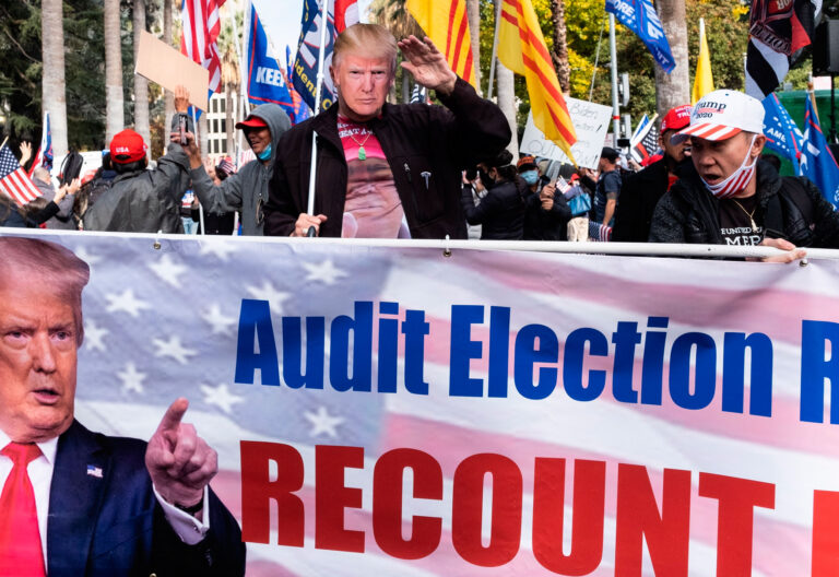 Protestas en defensa de Donald Trump