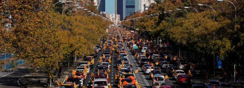 La concertada vuelve a colapsar las calles de España para protestar contra la ley Celaá