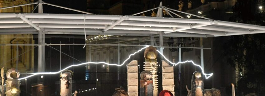 ¿Un astronauta en el belén del Vaticano? Sí, es verdad