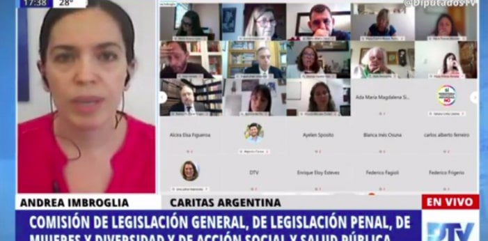 Cáritas Argentina se involucra en el debate por el aborto