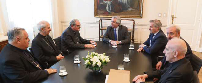 El Episcopado argentino no visitará al presidente de la Nación en vísperas de la Navidad
