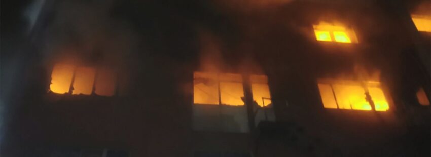 La Iglesia se solidariza con los migrantes víctimas en el incendio de Gorg de Badalona