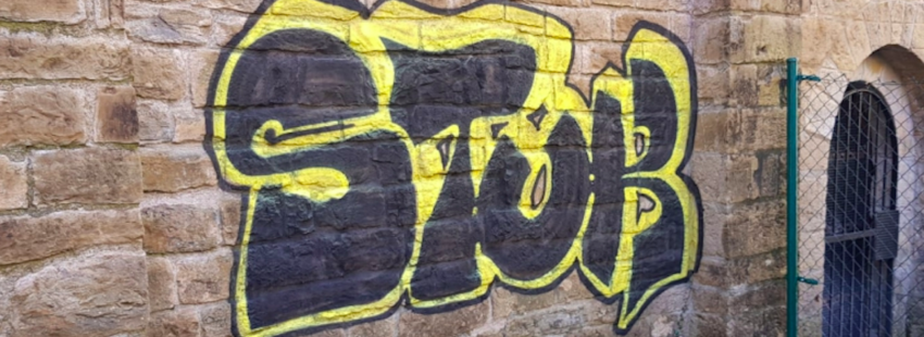 La Diócesis de Barbastro-Monzón pondrá una denuncia por la pintada hecha en el ábside del