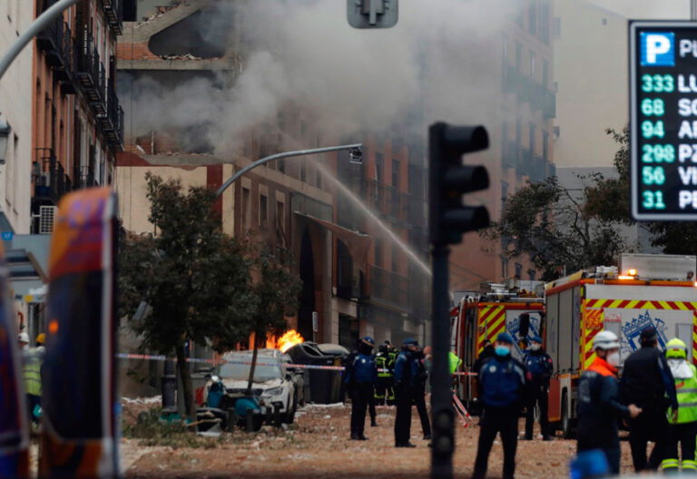 Explosión parroquia Madrid La Paloma Calle Toledo
