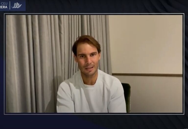 El secreto del éxito de Rafa Nadal, premio CEU Ángel Herrera: “Esfuerzo, respeto, humildad y