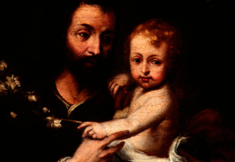 San José y el niño. Taller de Murillo