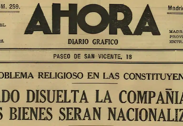 Así contó el diario ‘Ahora’ la expulsión de los jesuitas y el “España ha dejado de ser