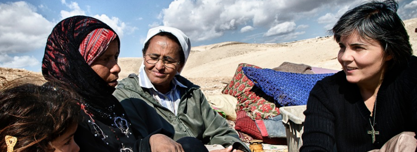 Alicia Vacas, misionera comboniana en Tierra Santa