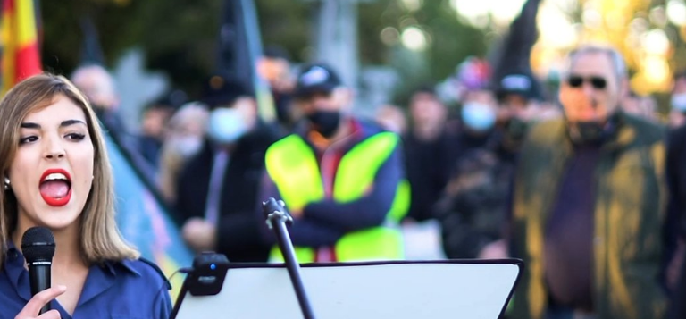 Acto neonazi en Madrid