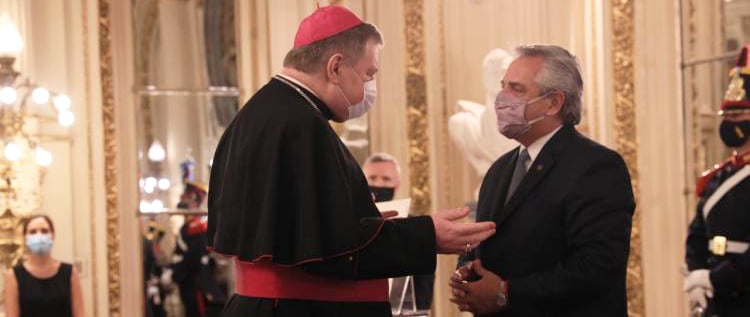 Presentación formal del nuncio apostólico ante el presidente argentino