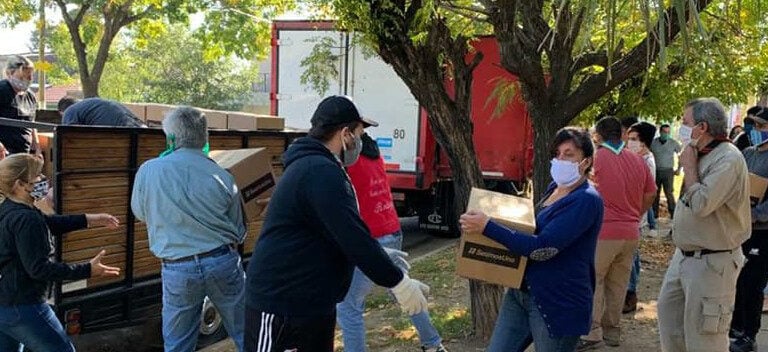 Cáritas Argentina asistió a más de tres millones de personas