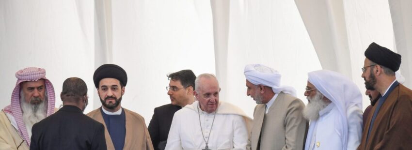 El Papa, ante los líderes musulamanes en la llanura de Ur, en Irak