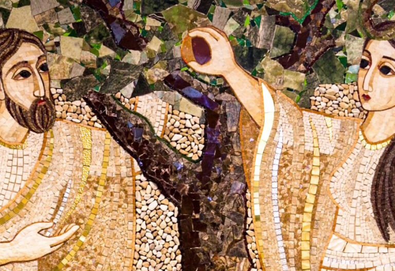 Representación de Adán y Eva