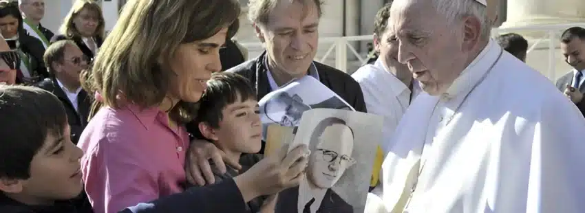 El empresario argentino, Enrique Shaw, venerable