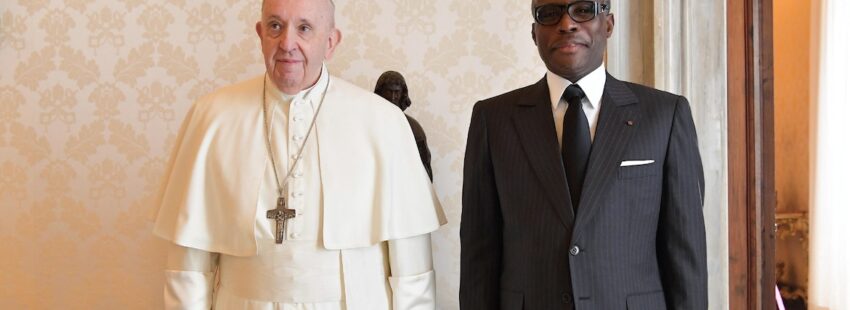 Visita Obiang Papa Francisco