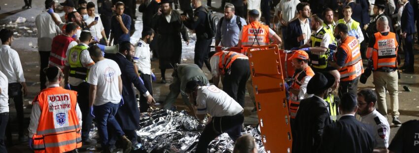 Al menos 44 muertos en la estampida humana en una fiesta judÌa en Israel