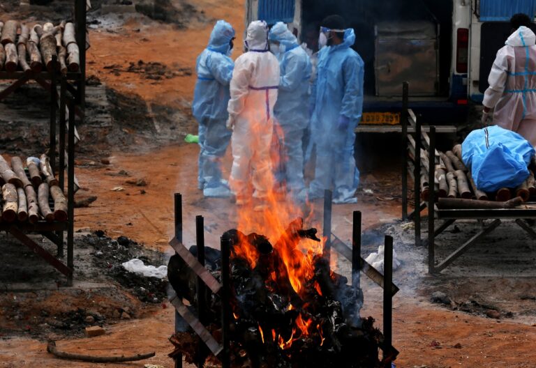 Cremación en la India