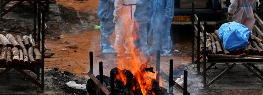 Cremación en la India