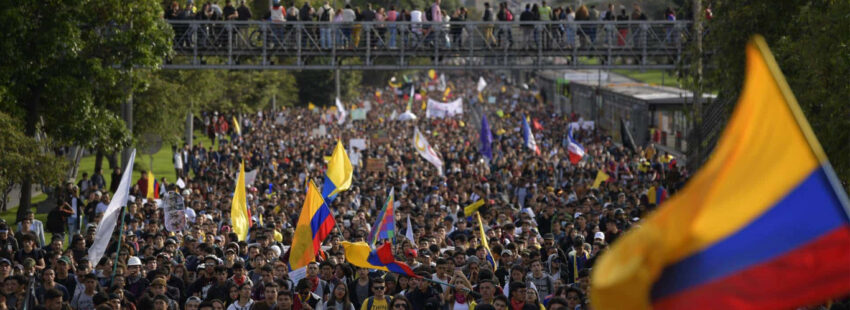 Siguen las movilizaciones contra Iván Duque en Colombia