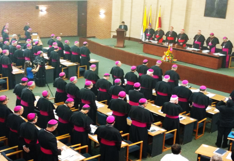 Los obispos colombianos apuestan al diálogo