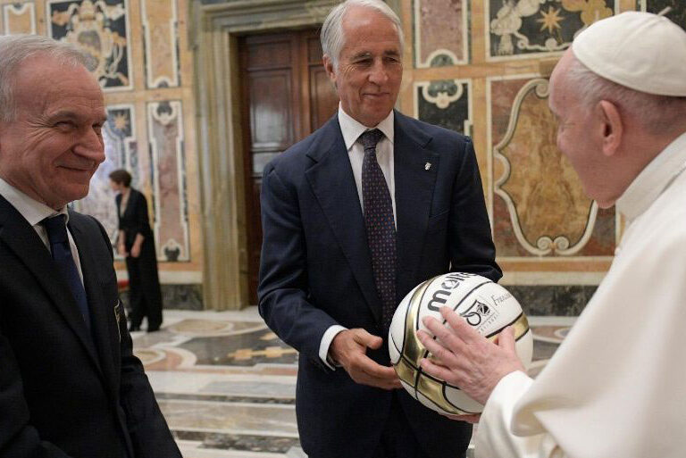 El Papa recibe a la Federación Italiana de Voleibol