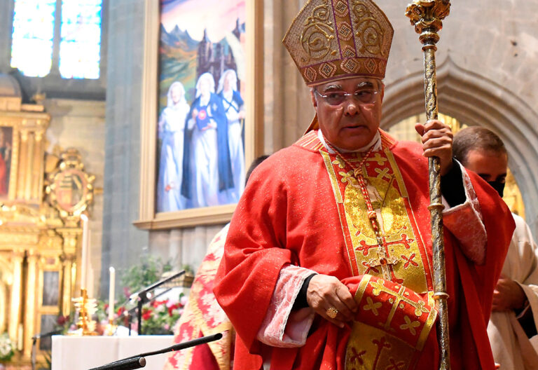 Marcello Semeraro en la beatificación de las mártires de Astorga