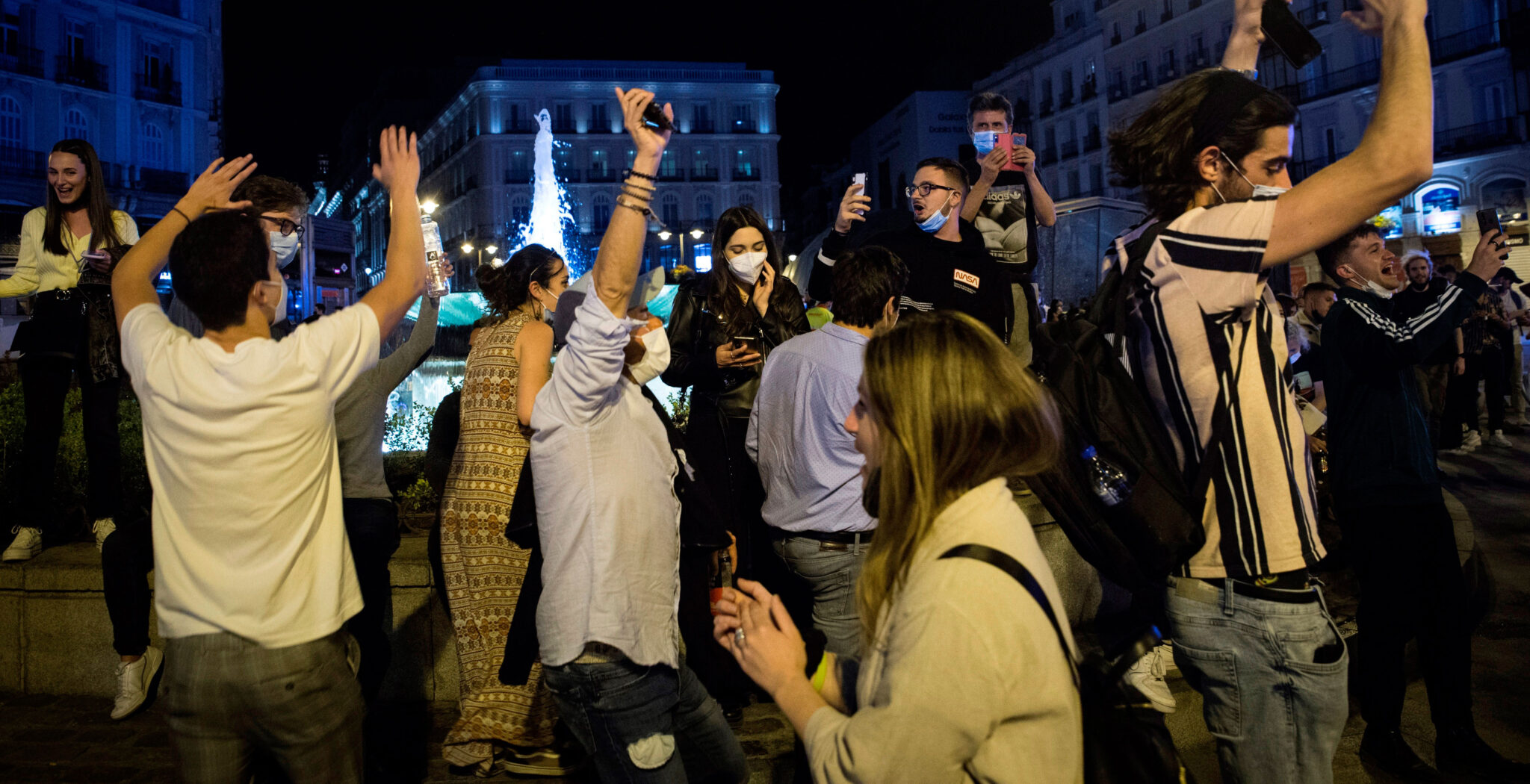Puerta del Sol 9 de mayo fin estado de alarma