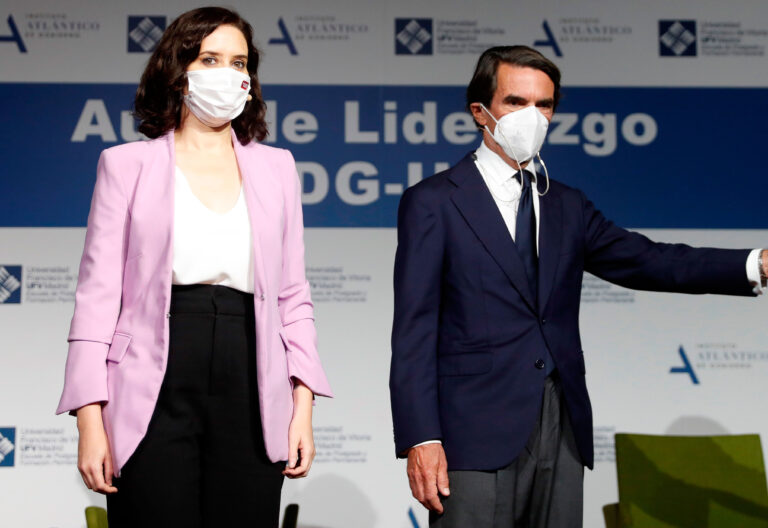 José María Aznar con Isabel Díaz Ayuso