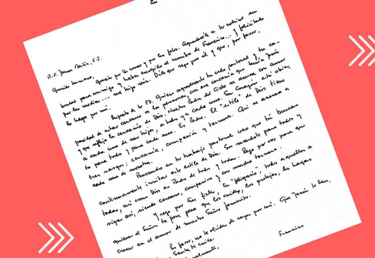 Francisco respalda el ministerio LGTBI de James Martin: “Sos sacerdote para todos y todas”