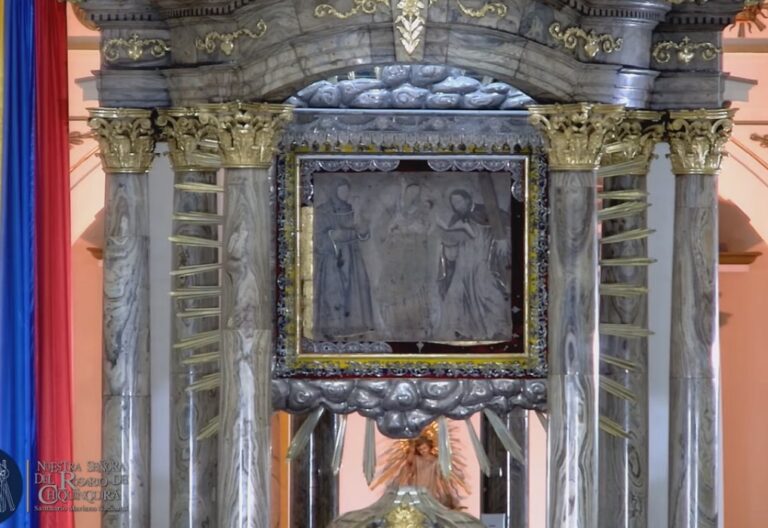 La Virgen de Chiquinquirá, patrona de Colombia, fue entronizada en el Vaticano