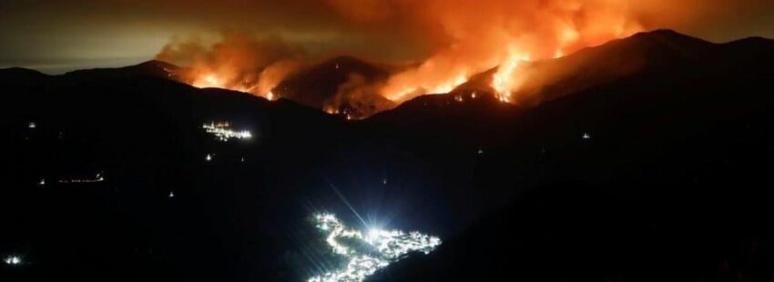 La diócesis de Málaga, al lado de los desplazados por el incendio en Sierra Bermeja