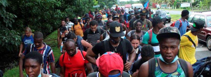 migrantes de Haití en México