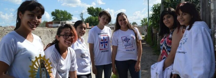 Cáritas Argentina y la fuerza de los jóvenes voluntarios