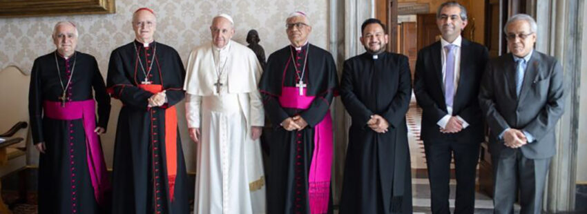 La directiva del Celam se reúne con el Papa Francisco