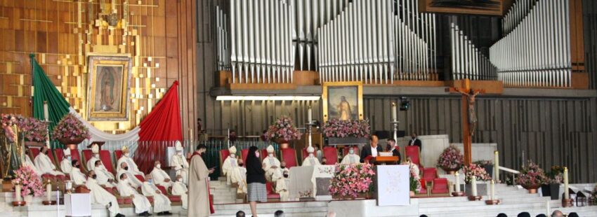 Misa en la Basílica de Guadalupe