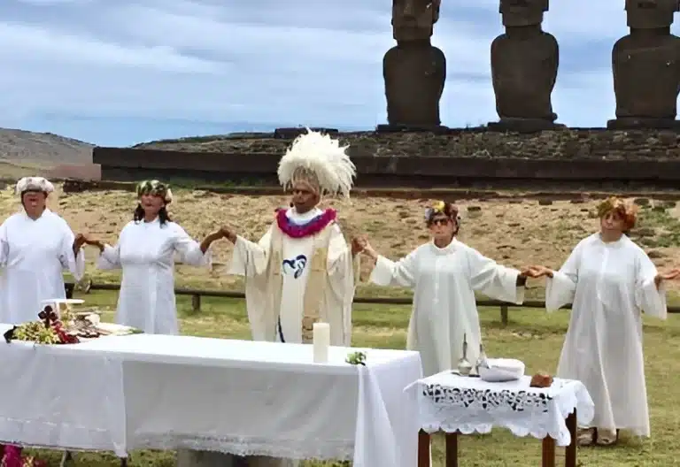 Chile: misa por la celebración del Día de la Familia en Rapa Nui