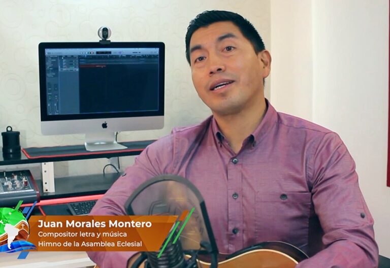 El cantante y compositor Juan Morales es autor del himno de la Asamblea Eclesial