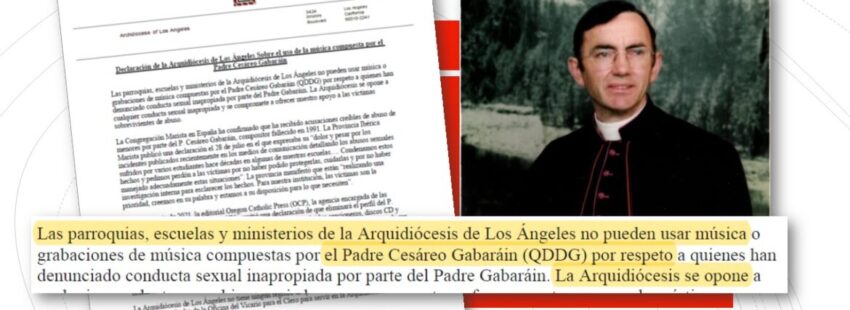 Los Ángeles prohíbe las canciones de Cesáreo Gabaráin tras las “acusaciones  creíbles” de abusos