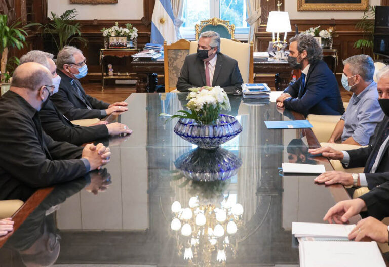 Argentina: la Comisión Ejecutiva visitó al presidente Alberto Fernández