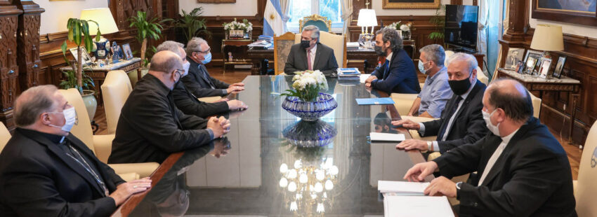 Argentina: la Comisión Ejecutiva visitó al presidente Alberto Fernández
