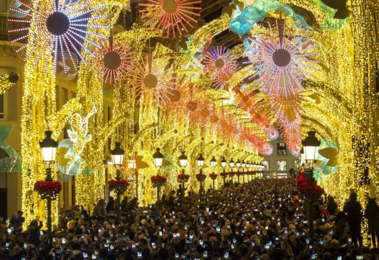 Iluminación navideña de Málaga