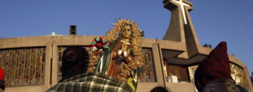 devotos virgen de Guadalupe Basílica