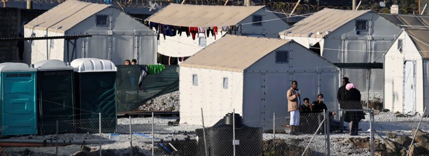 Lesbos Mitilene refugiados migrantes Grecia