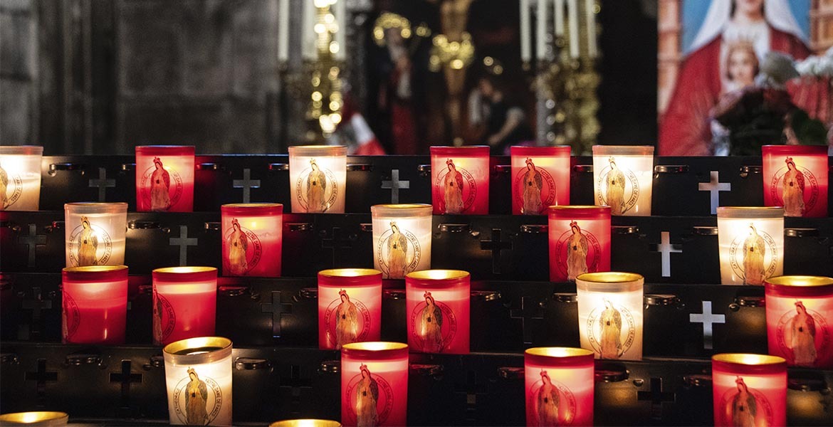 Oracion Velas Iglesia