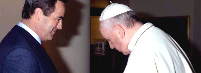José Bono, con el papa Francisco