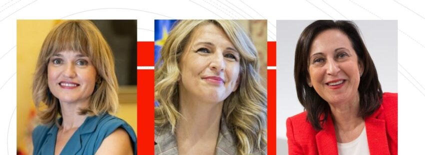 Triplete de ministras para el II Congreso Iglesia y Sociedad Democrática